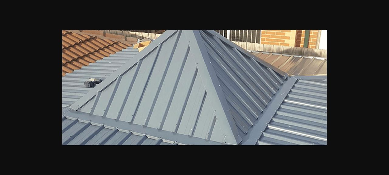 Metal roof restoration in Sunbury by Sky Ways Roofing